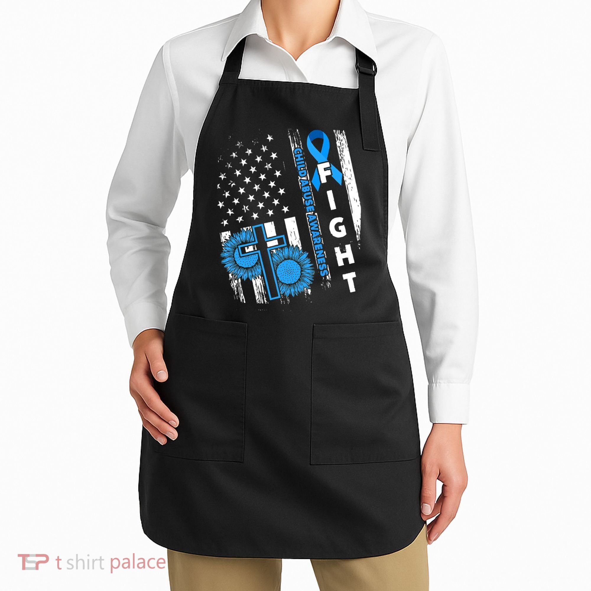 Child Abuse Survivor Child Abuse Prevention Month Rainbow Apron