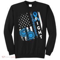 Child Abuse Survivor Child Abuse Prevention Month Rainbow Sweatshirt thumb 0