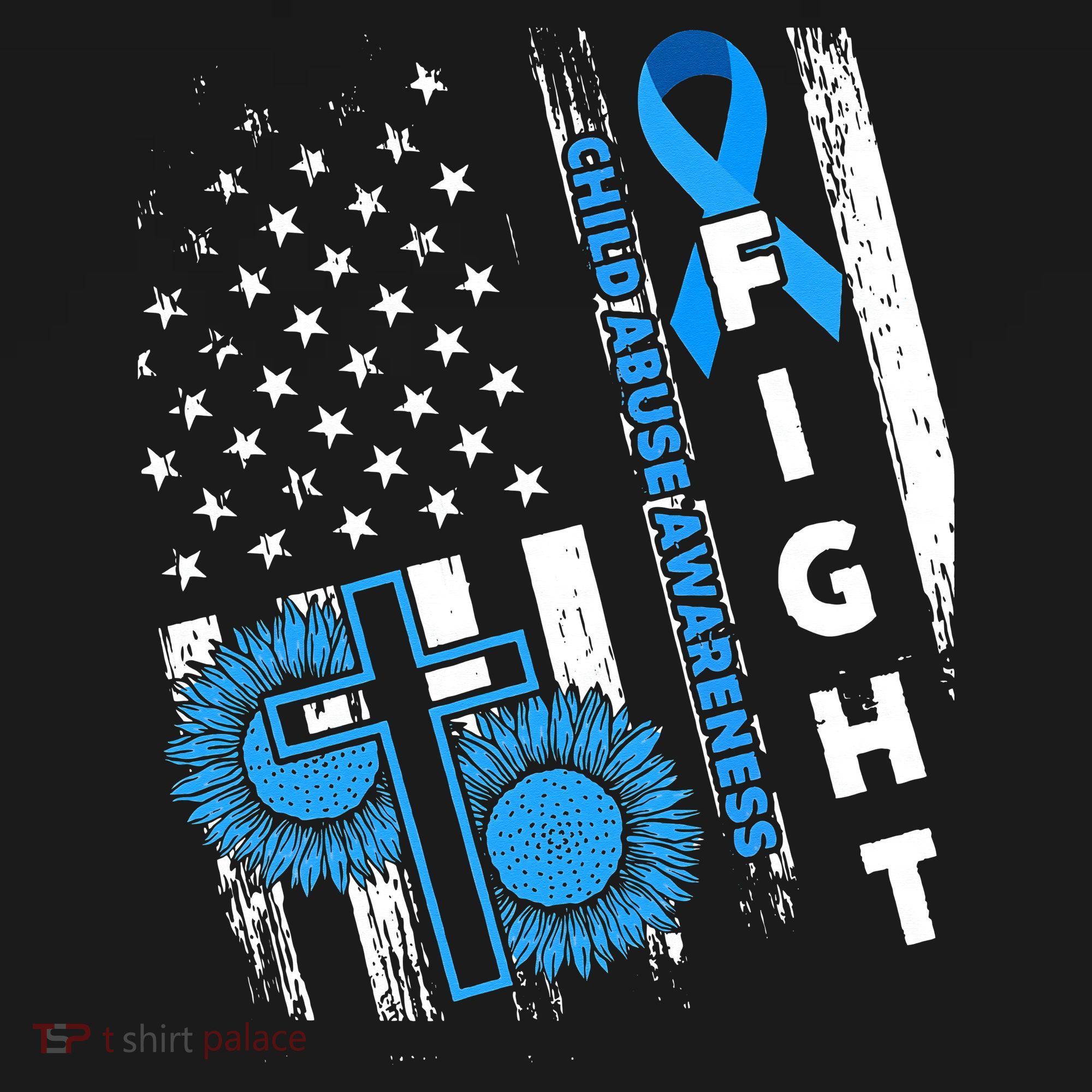 Child Abuse Survivor Child Abuse Prevention Month Rainbow T-Shirt