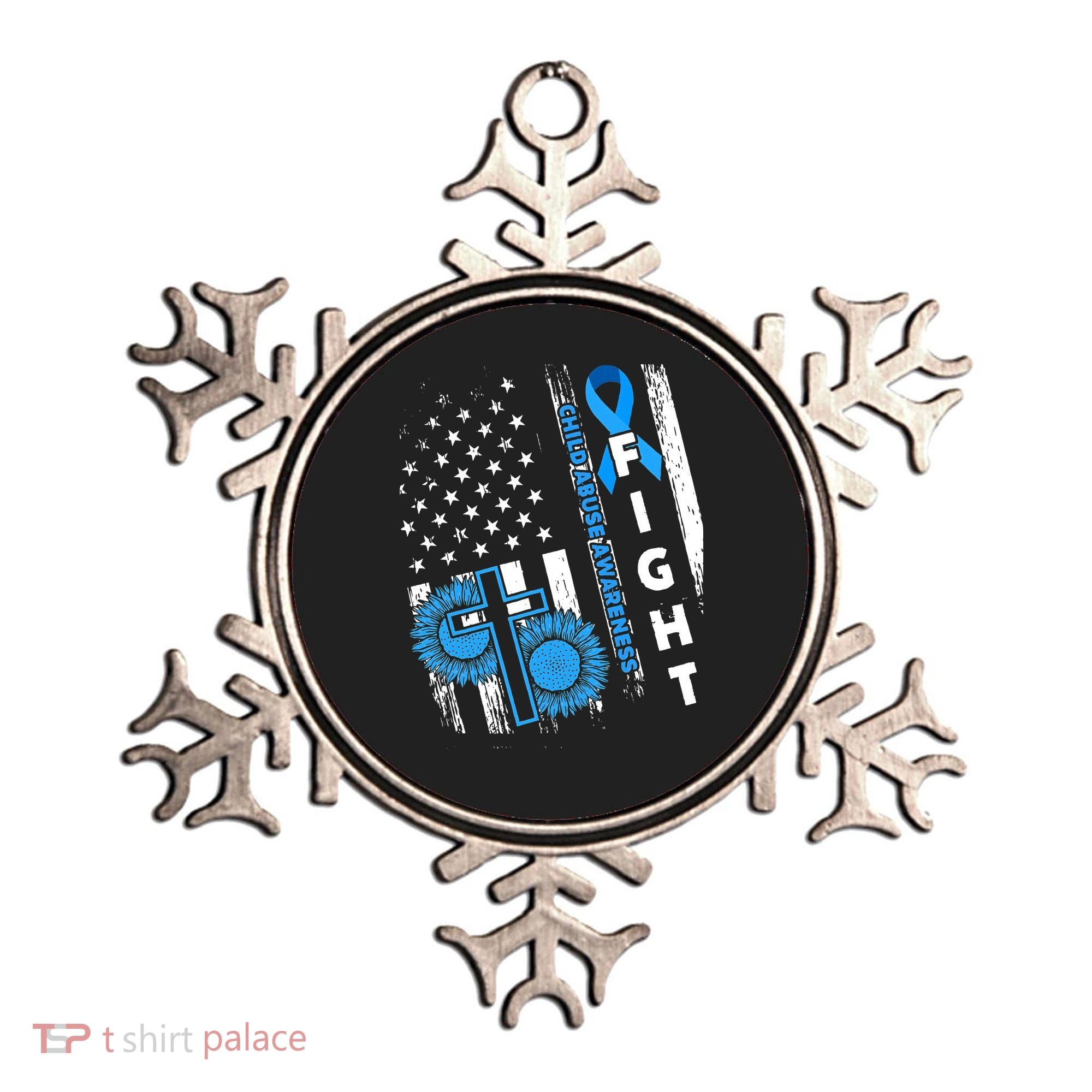 Child Abuse Survivor Child Abuse Prevention Month Rainbow Ornament