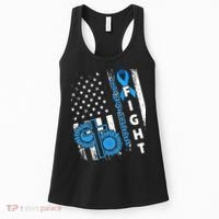 Child Abuse Survivor Child Abuse Prevention Month Rainbow Women's Tank Top thumb 0