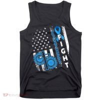 Child Abuse Survivor Child Abuse Prevention Month Rainbow Tank Top thumb 0