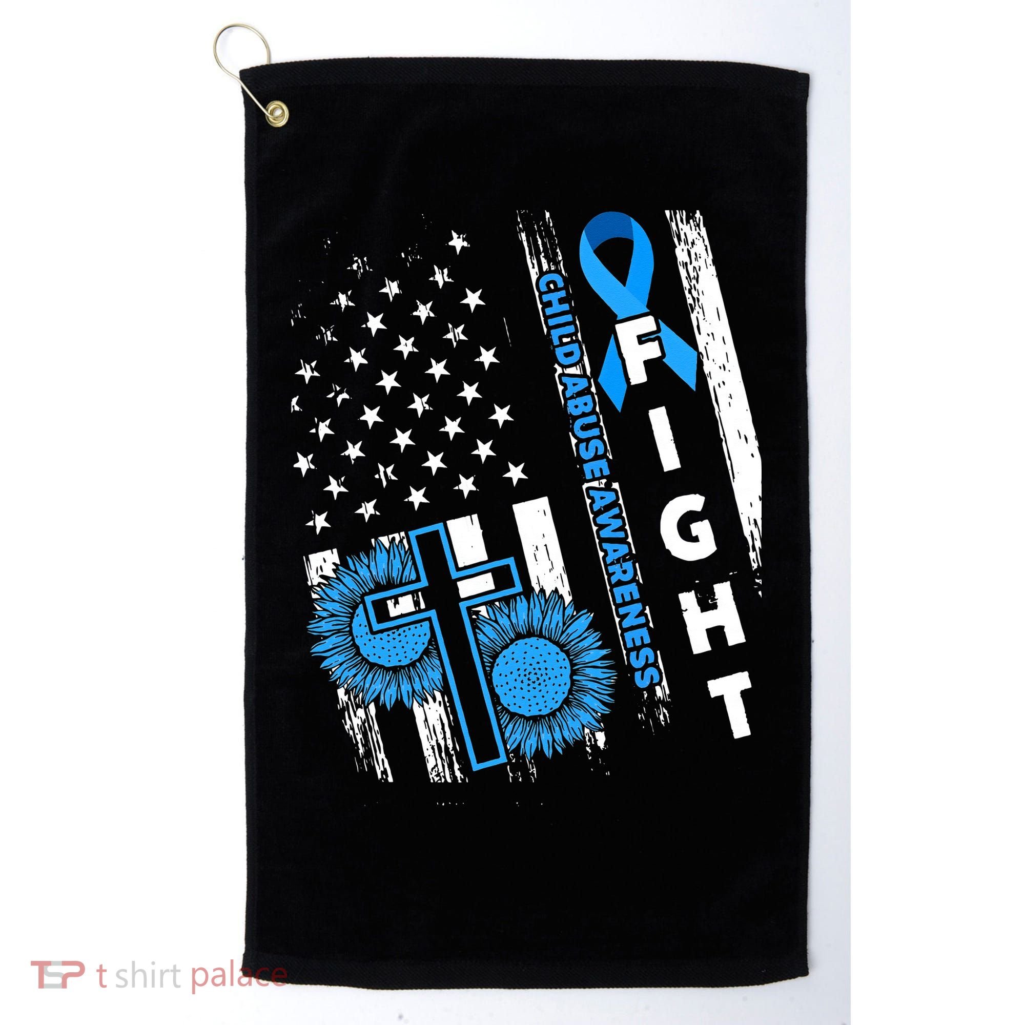 Child Abuse Survivor Child Abuse Prevention Month Rainbow Golf Towel