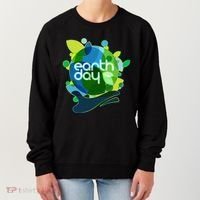 Cool Abstract Shapes Earth Day Women's Sweatshirt thumb 0