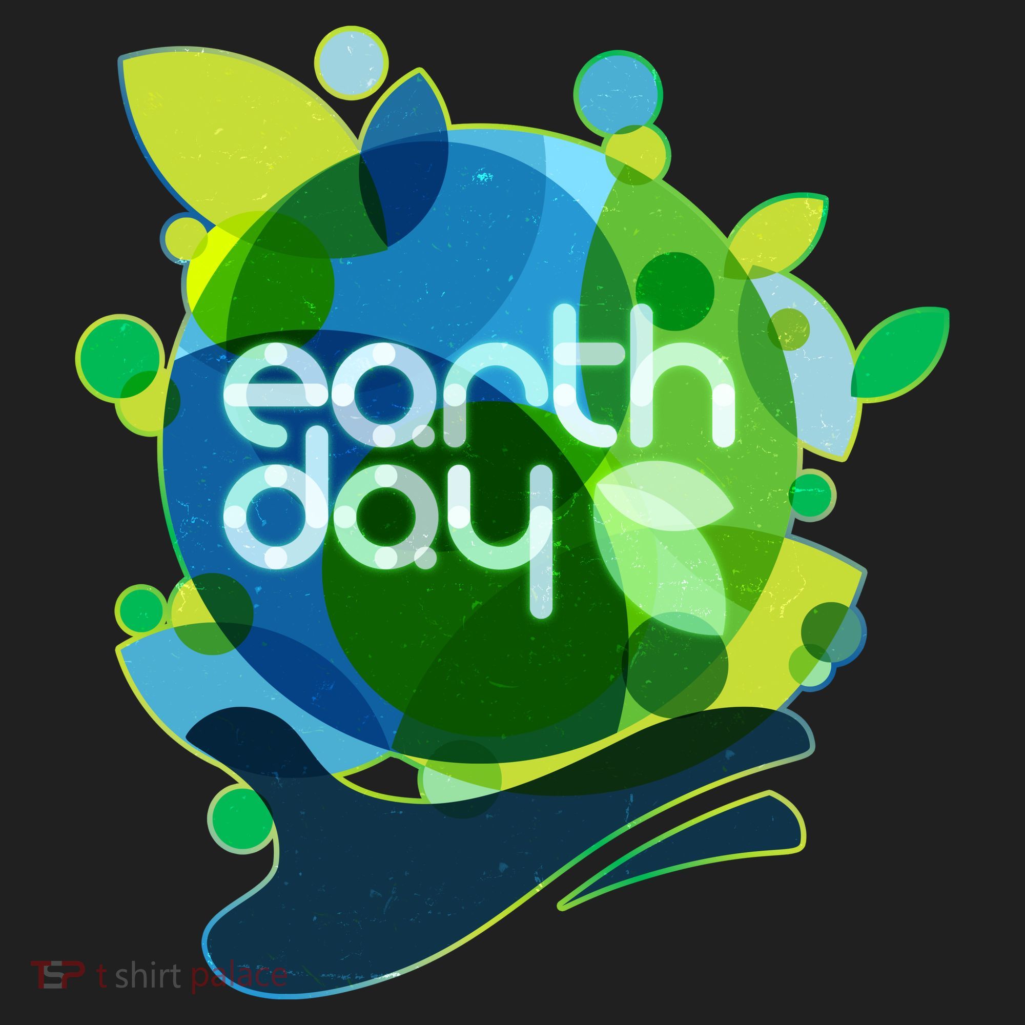 Cool Abstract Shapes Earth Day Women's Sweatshirt