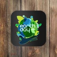 Cool Abstract Shapes Earth Day Coaster thumb 0