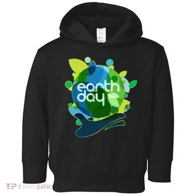 Cool Abstract Shapes Earth Day Toddler Hoodie