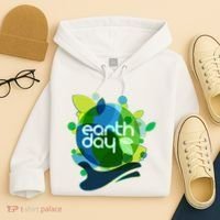 Cool Abstract Shapes Earth Day Hoodie thumb 4