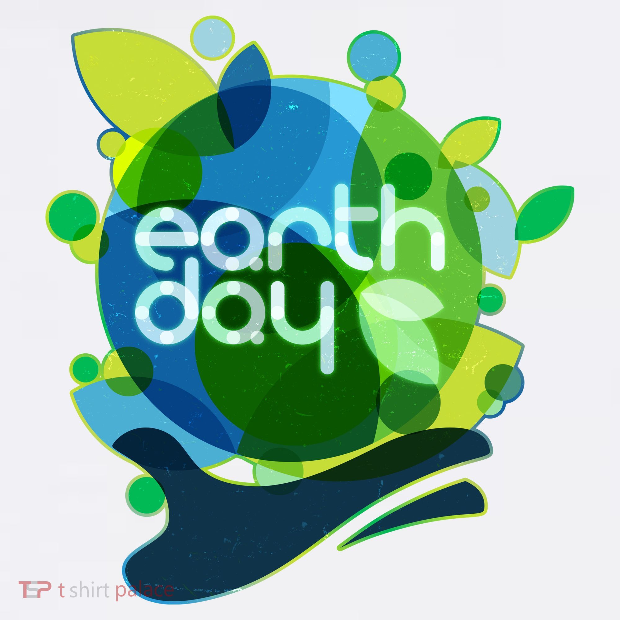 Cool Abstract Shapes Earth Day Hoodie