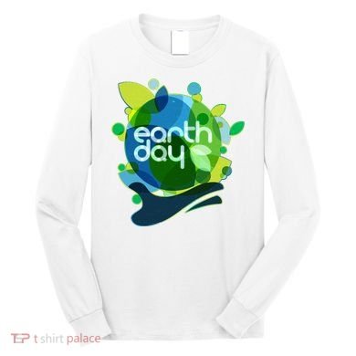 Cool Abstract Shapes Earth Day Long Sleeve Shirt