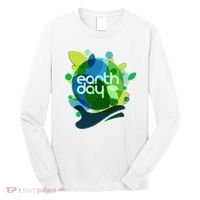 Cool Abstract Shapes Earth Day Long Sleeve Shirt thumb 0
