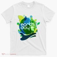 Cool Abstract Shapes Earth Day T-Shirt thumb 0