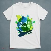 Cool Abstract Shapes Earth Day T-Shirt thumb 5