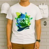 Cool Abstract Shapes Earth Day T-Shirt thumb 6