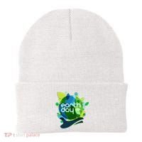 Cool Abstract Shapes Earth Day Beanie thumb 0