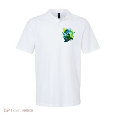 Cool Abstract Shapes Earth Day Polo