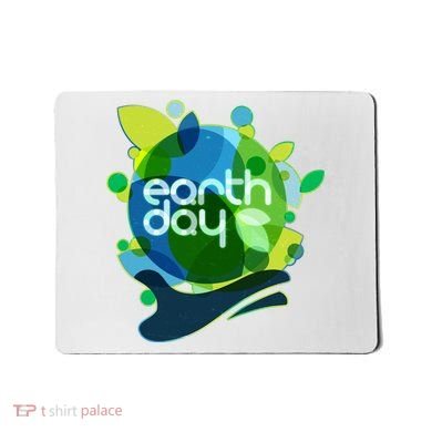 Cool Abstract Shapes Earth Day Mousepad
