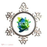 Cool Abstract Shapes Earth Day Ornament thumb 0