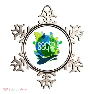 Cool Abstract Shapes Earth Day Ornament