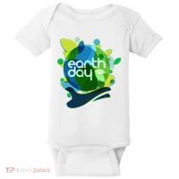 Cool Abstract Shapes Earth Day Baby Bodysuit thumb 0