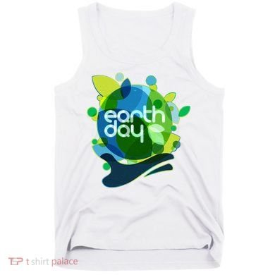 Cool Abstract Shapes Earth Day Tank Top