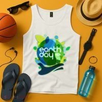 Cool Abstract Shapes Earth Day Tank Top thumb 4