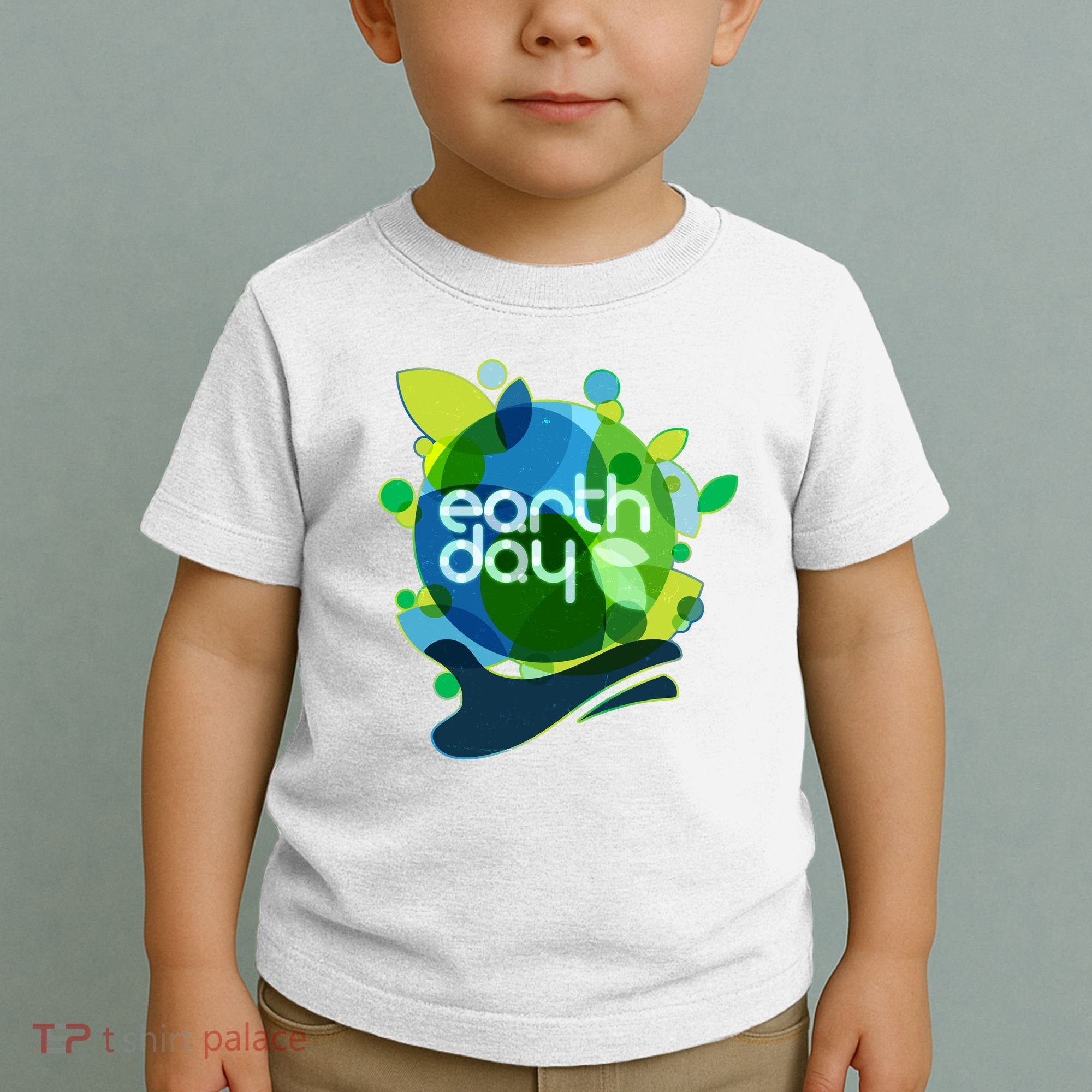 Cool Abstract Shapes Earth Day Toddler T-Shirt