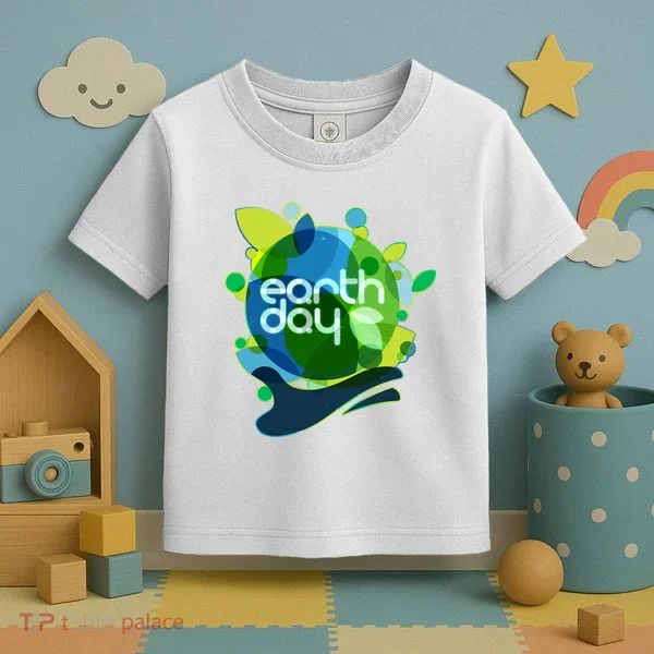 Cool Abstract Shapes Earth Day Toddler T-Shirt