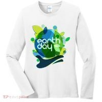 Cool Abstract Shapes Earth Day Women's Long Sleeve Shirt thumb 0