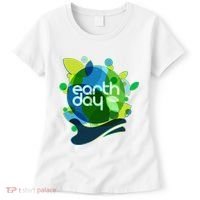 Cool Abstract Shapes Earth Day Women's T-Shirt thumb 0