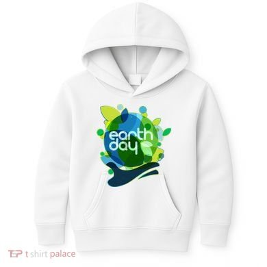 Cool Abstract Shapes Earth Day Kids Hoodie