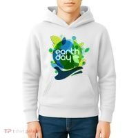 Cool Abstract Shapes Earth Day Kids Hoodie thumb 4