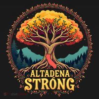 California Altadena Strong Women Supporters Women's Hoodie thumb 2