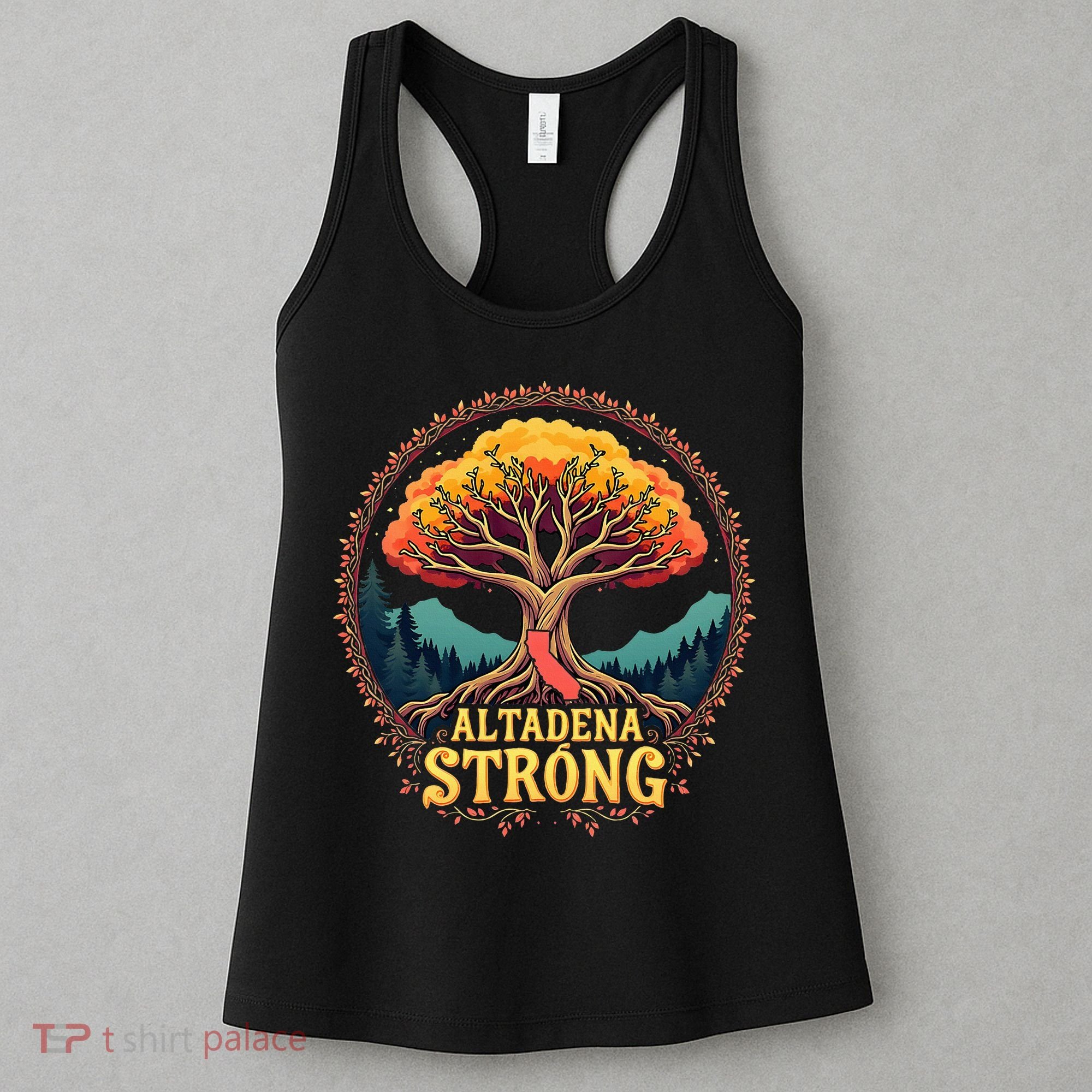 California Altadena Strong Women Supporters Women's Tank Top