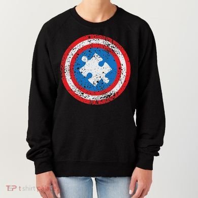 Captain Autism Superhero Autism Support Women's Sweatshirt