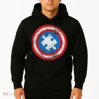 Captain Autism Superhero Autism Support Hoodie thumb 2