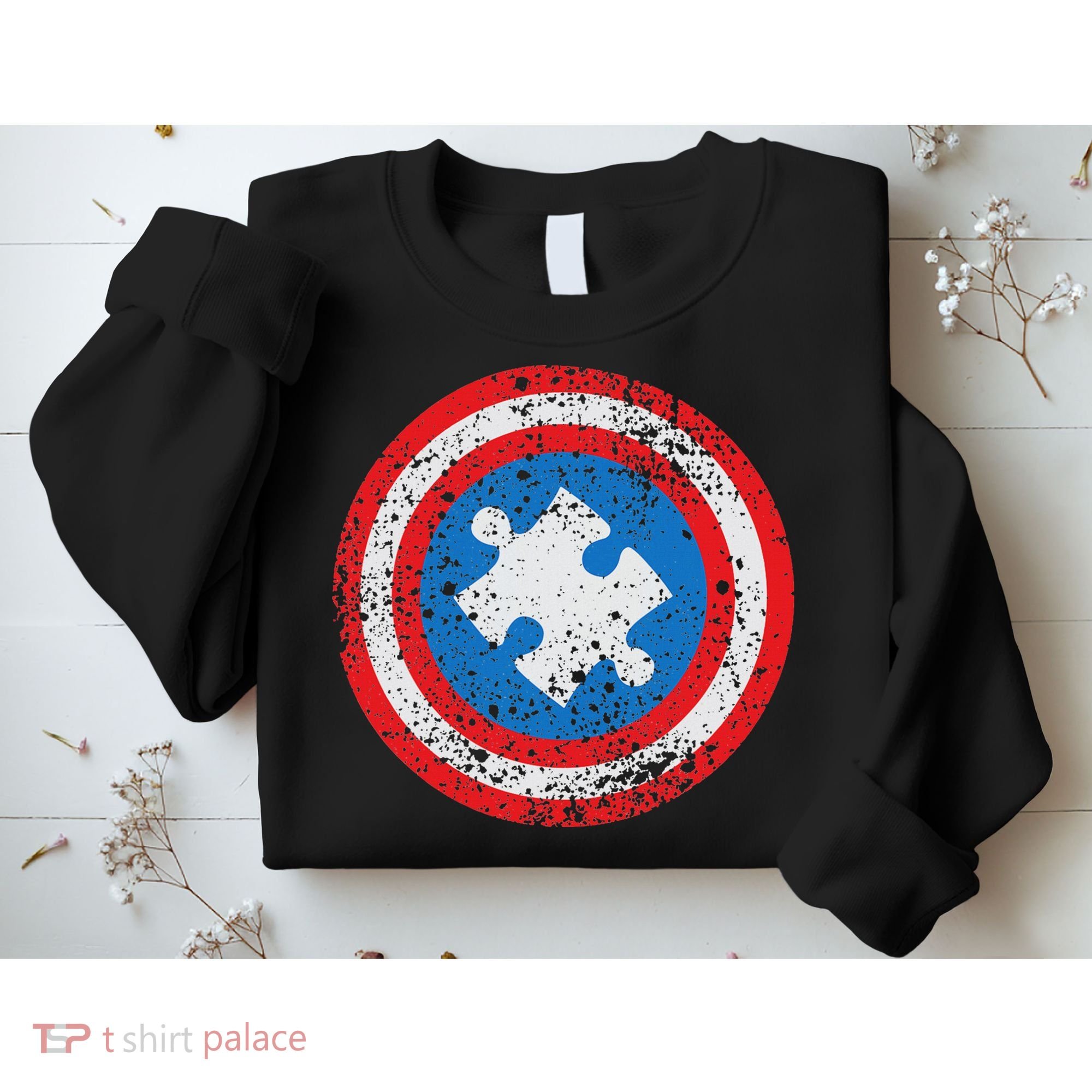 Captain Autism Superhero Autism Support Sweatshirt