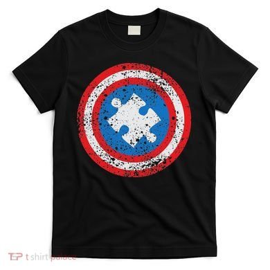 Captain Autism Superhero Autism Support T-Shirt