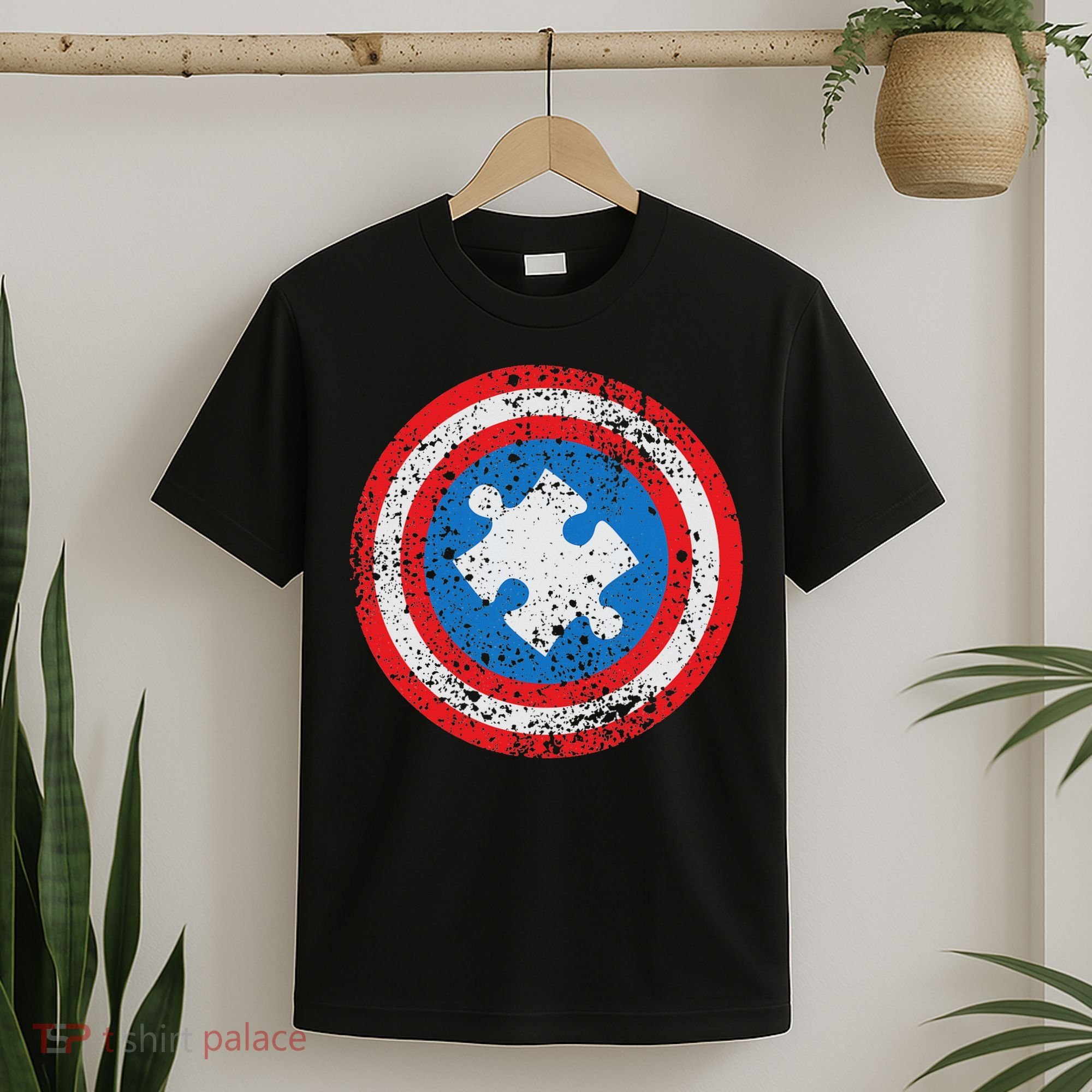 Captain Autism Superhero Autism Support T-Shirt