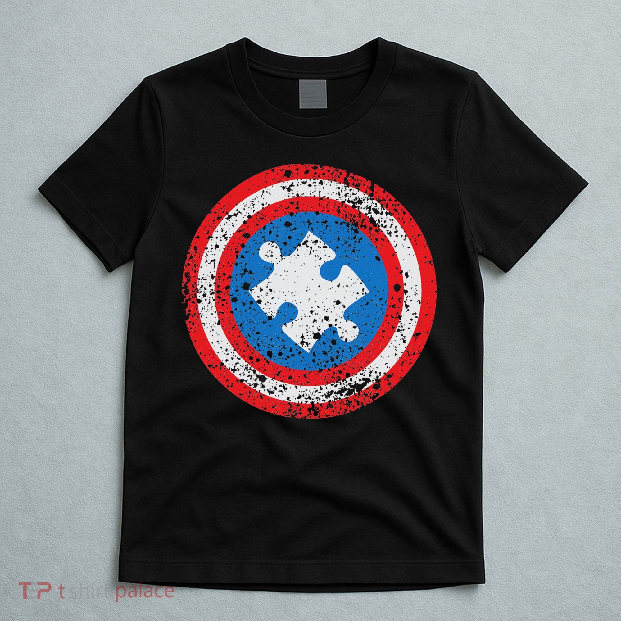 Captain Autism Superhero Autism Support T-Shirt