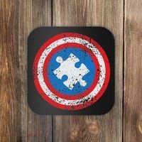 Captain Autism Superhero Autism Support Coaster thumb 0