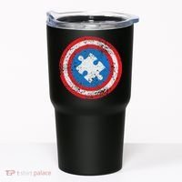 Captain Autism Superhero Autism Support Tumbler thumb 0