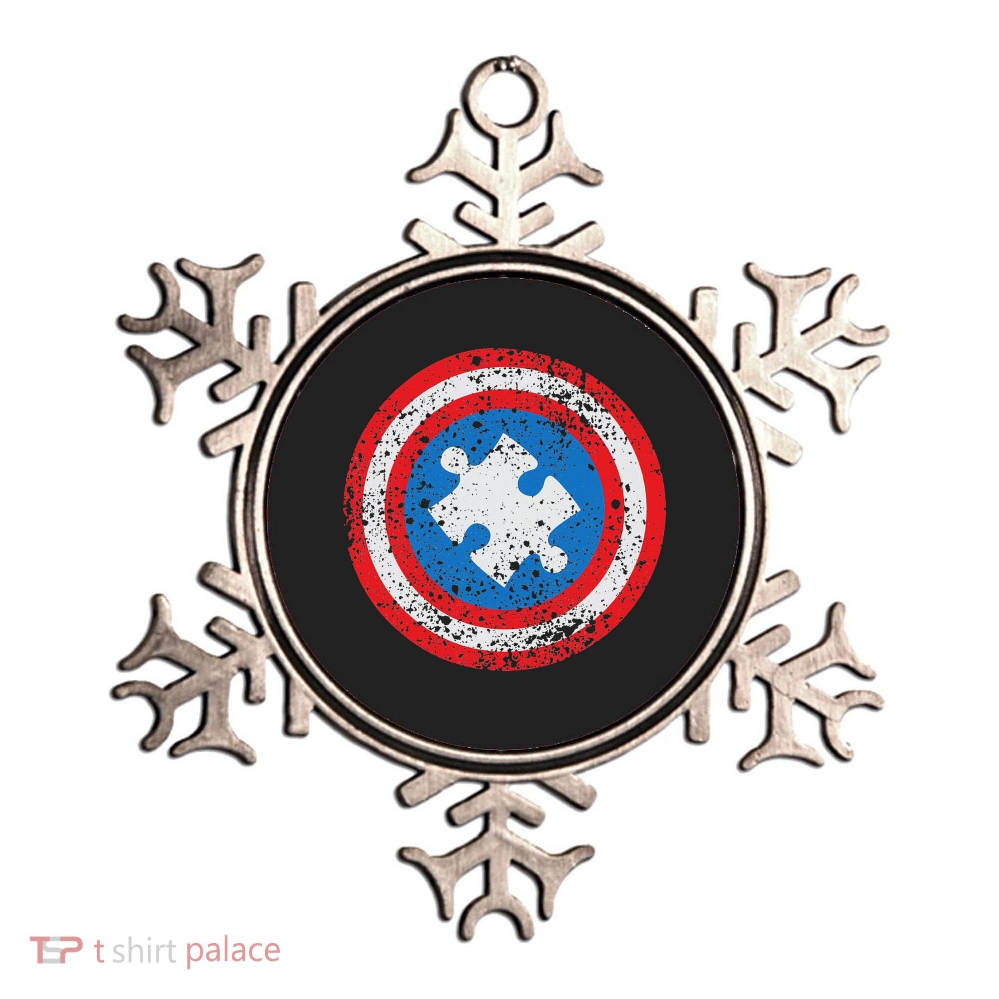 Captain Autism Superhero Autism Support Ornament