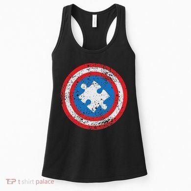 Captain Autism Superhero Autism Support Women's Tank Top