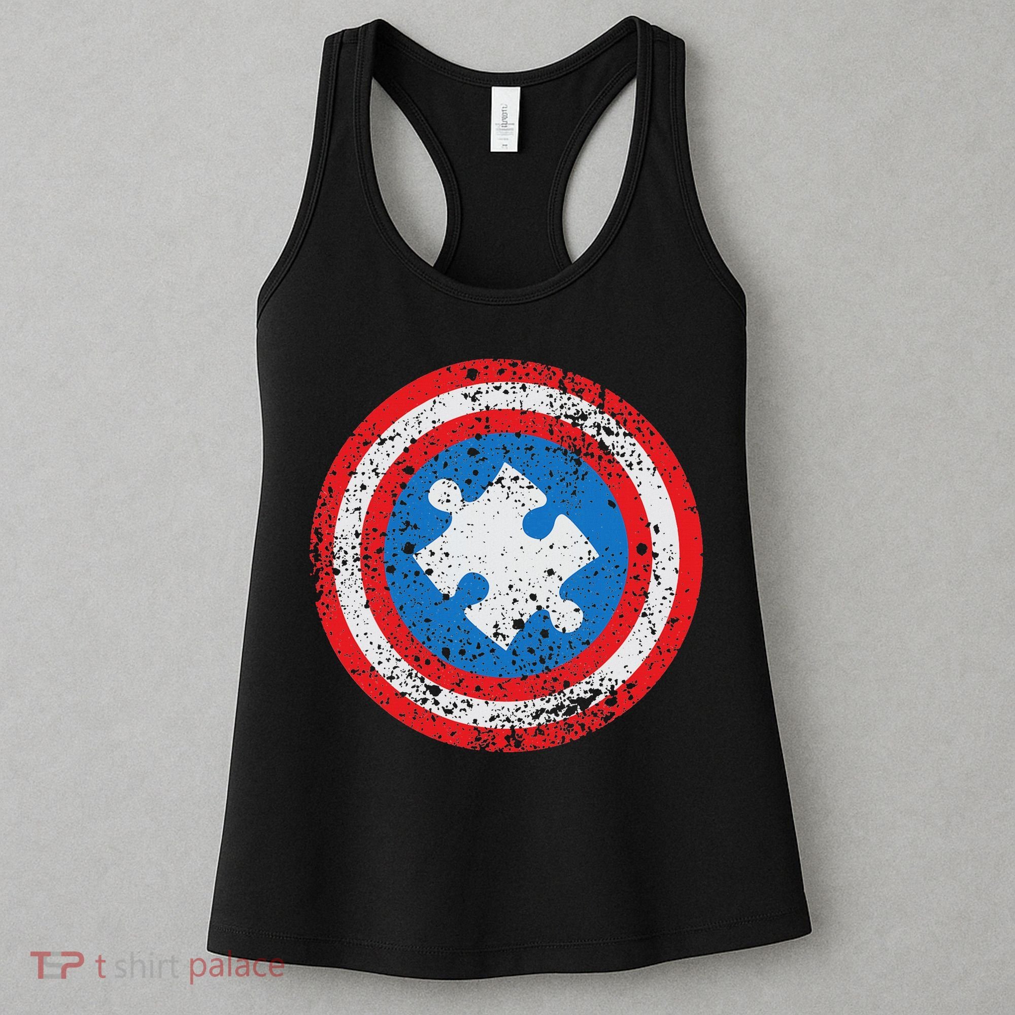 Captain Autism Superhero Autism Support Women's Tank Top