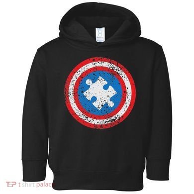 Captain Autism Superhero Autism Support Toddler Hoodie