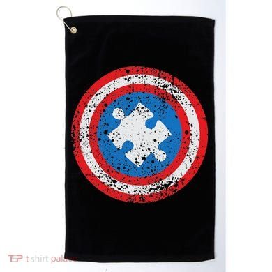 Captain Autism Superhero Autism Support Golf Towel