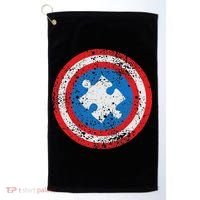 Captain Autism Superhero Autism Support Golf Towel thumb 0