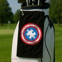 Captain Autism Superhero Autism Support Golf Towel thumb 2