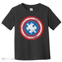 Captain Autism Superhero Autism Support Toddler T-Shirt thumb 0